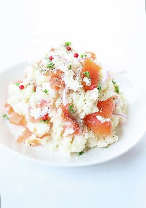 チーズ＋で【スモークサーモンポテサラ】-レシピのメイン写真