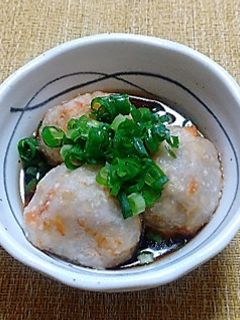 里芋と豆腐の団子を和風のおだしで-レシピのメイン写真