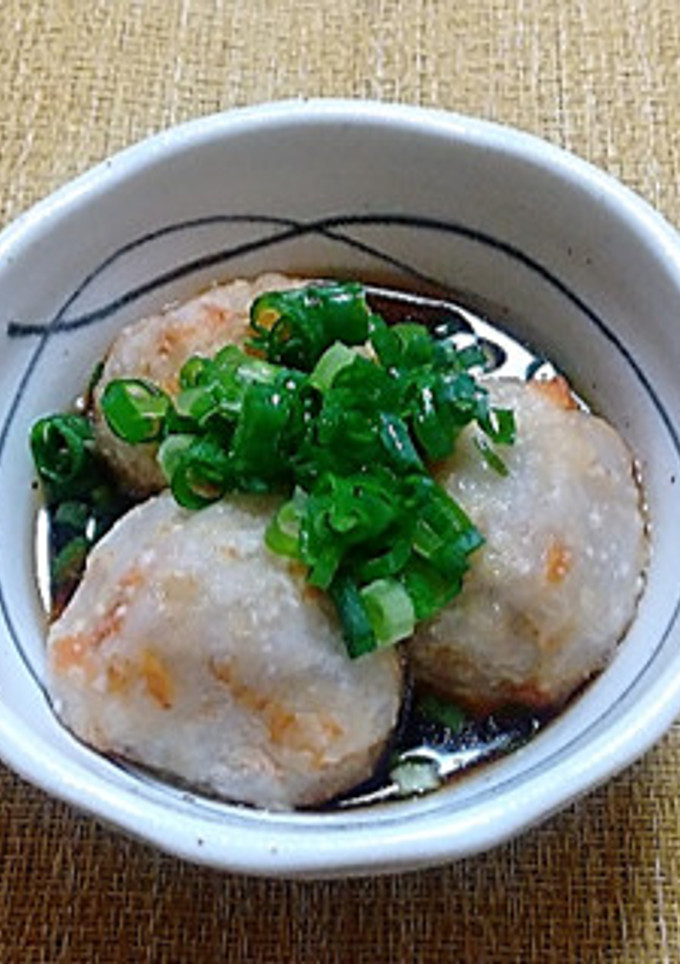 里芋と豆腐の団子を和風のおだしで-レシピのメイン写真