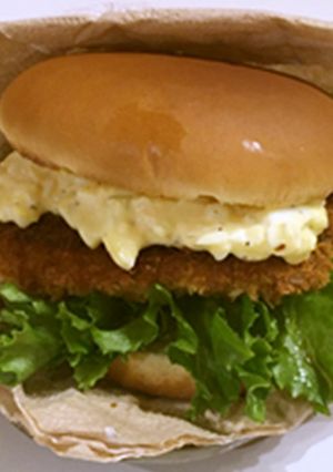 鯖カツ燻製タルタルバーガー-レシピのメイン写真