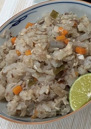 簡単！ブリの混ぜ込みご飯～節約アラ使用-レシピのメイン写真