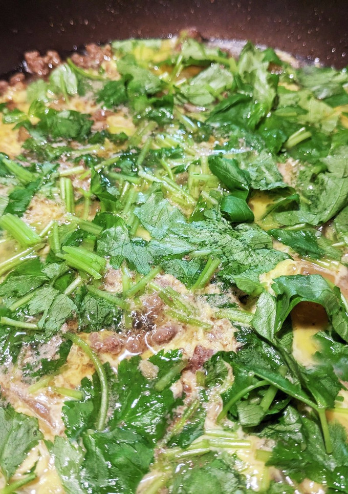 牛ひき肉の卵とじ-レシピのメイン写真