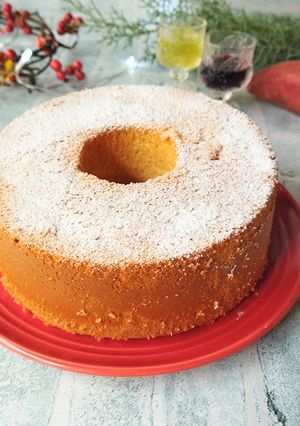 100%オートミール甘酒シフォンケーキ-レシピのメイン写真