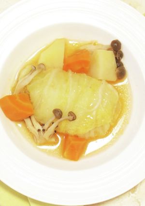 たまねぎとツナ缶のロール白菜-レシピのメイン写真
