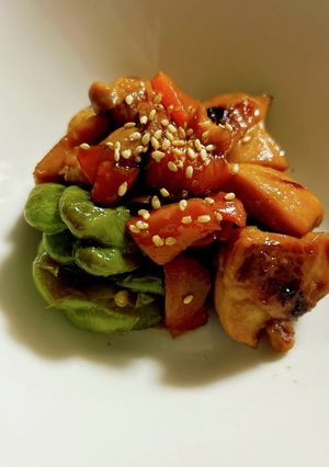 ピーマンをおいしく！鶏モモ甘辛煮-レシピのメイン写真