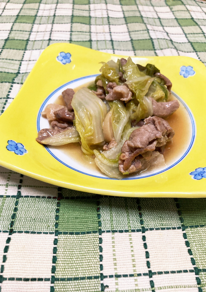 ご飯が進む♫♬♪豚こまと白菜のクタクタ煮-レシピのメイン写真