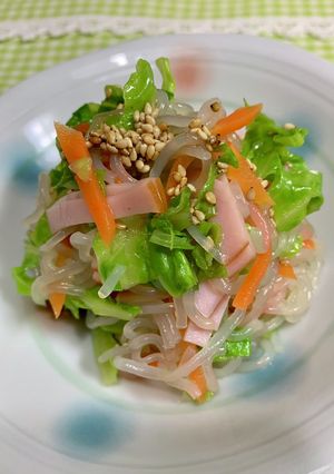 しらたきの中華風サラダ♪-レシピのメイン写真