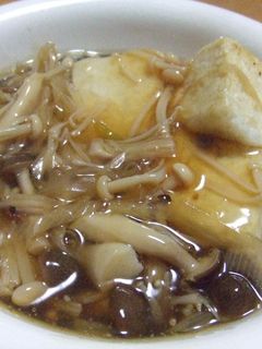 揚げ豆腐のきのこあんかけ-レシピのメイン写真