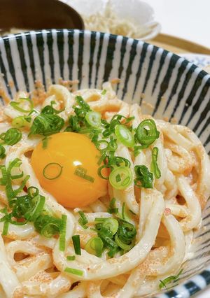 混ぜるだけ 明太マヨうどん-レシピのメイン写真