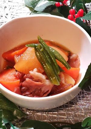 豚肉と大根のコク煮込み-レシピのメイン写真
