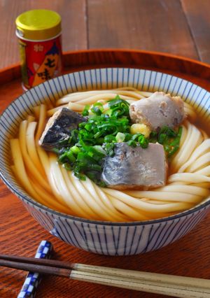 受験生を応援!夜食 鯖缶うどん-レシピのメイン写真