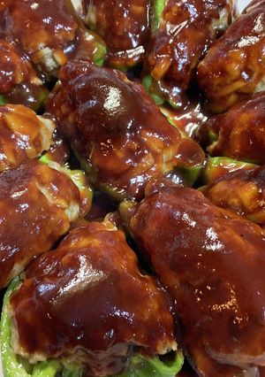 肉汁たっぷり〜ピーマンの肉詰め♪-レシピのメイン写真