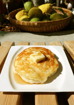モチモチ餅パンケーキ-レシピのメイン写真
