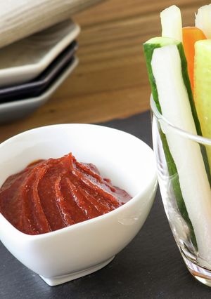 味噌キムチのもとで野菜ディップ-レシピのメイン写真