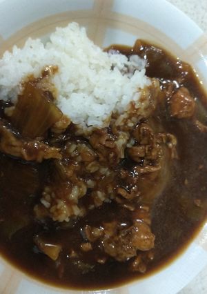 豚肉でハッシュドビーフって意外と合うよ❤-レシピのメイン写真