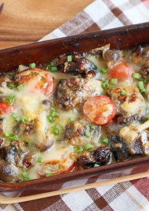 超簡単！いわし缶としめじのチーズ焼き-レシピのメイン写真