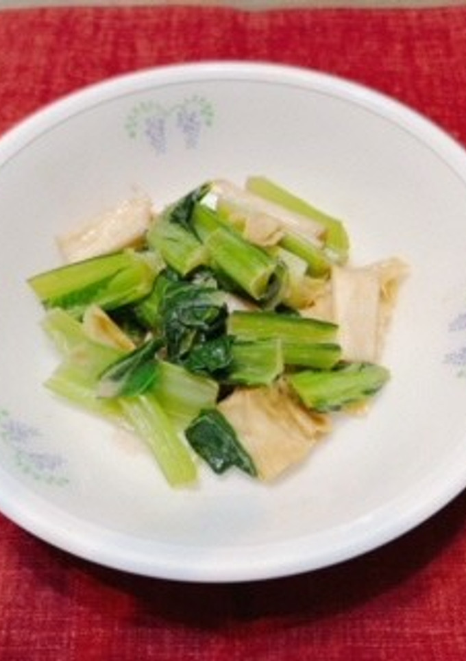 湯波とかんぴょうの和え物-レシピのメイン写真