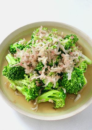 レンジで簡単ブロッコリーとしらすのお浸し-レシピのメイン写真
