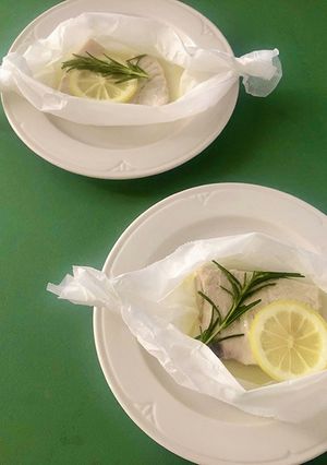 オーブンレンジでカジキマグロの紙包み蒸し-レシピのメイン写真