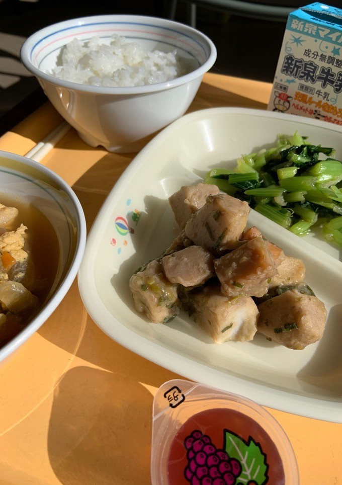 里芋といかの煮付け　河内長野市学校給食-レシピのメイン写真