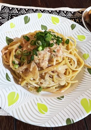 あかりで明太クリームパスタ-レシピのメイン写真