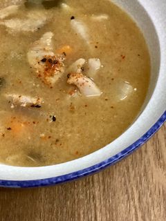 今宵の豚汁/三種のだしと味噌とイモ/上級-レシピのメイン写真