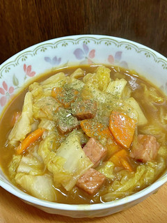 白菜とハムのカレー煮-レシピのメイン写真