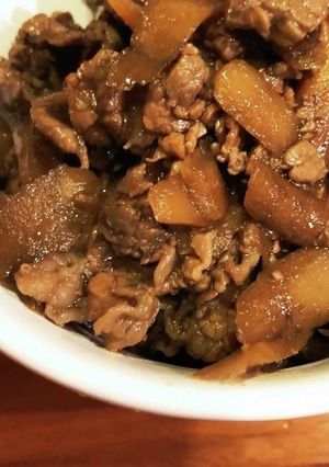 甘くない！オトナの牛ゴボウしぐれ煮-レシピのメイン写真
