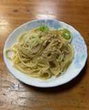 ツナオニオンミルクのパスタソース