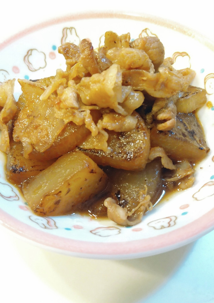 煮込みなし！大根と豚バラの照り焼き-レシピのメイン写真