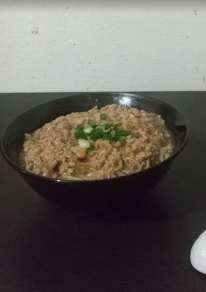 エノキとひき肉の塩餡掛け-レシピのメイン写真
