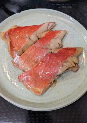 フライパンで簡単！金目鯛の煮付け-レシピのメイン写真