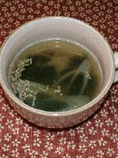 超~簡単 わかめスープ-レシピのメイン写真