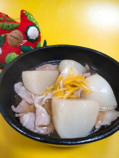 かぶと豚肉のあんかけ(柚子風味)-レシピのメイン写真