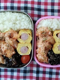 高校生 娘と息子のお弁当 126-レシピのメイン写真