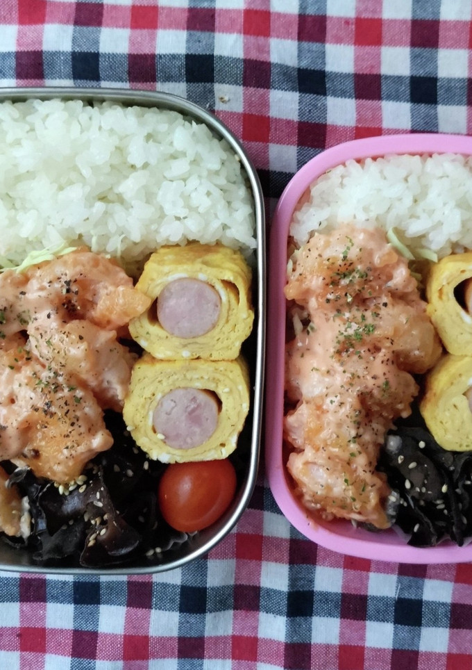 高校生 娘と息子のお弁当 126-レシピのメイン写真