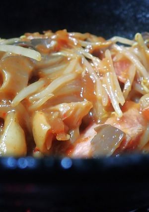 オソムキタケとヒラタケのネギみそ炒め-レシピのメイン写真