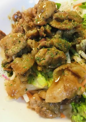 ノンオイル●赤ワインで炒める豚生姜焼き-レシピのメイン写真