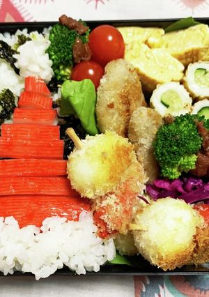 12/16ﾖｯﾁｬﾝ☆フライお弁当-レシピのメイン写真