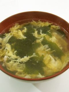 簡単!わかめとたまごのスープ-レシピのメイン写真