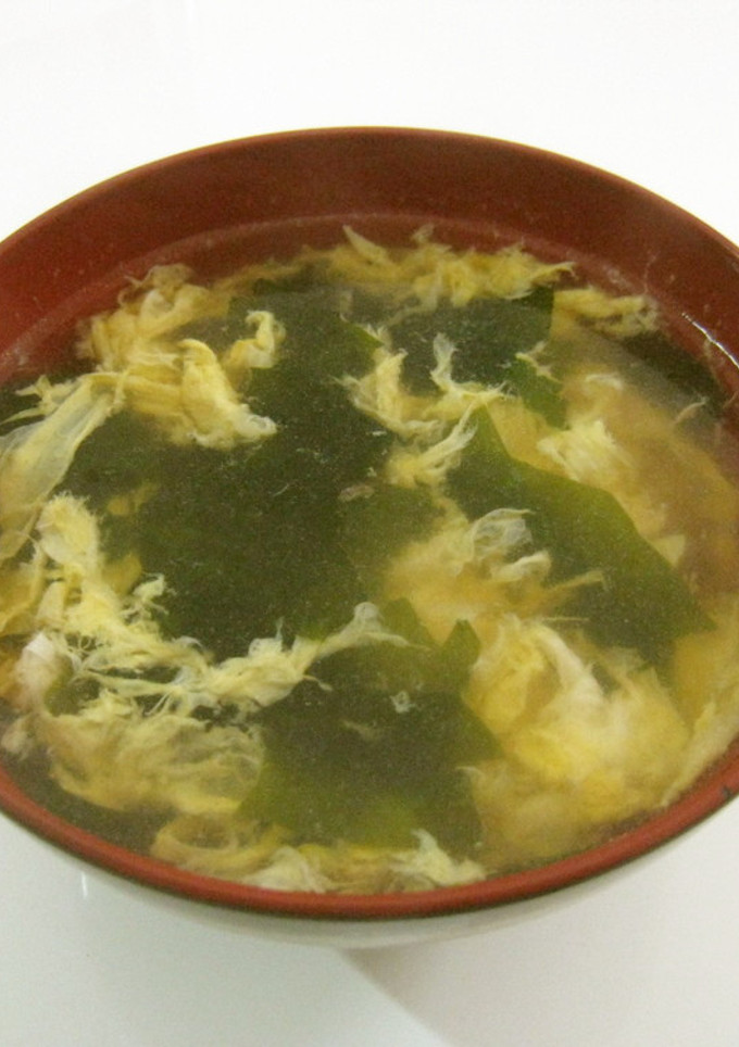 簡単！わかめとたまごのスープ-レシピのメイン写真