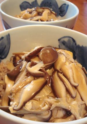 湯葉と豆腐とキノコのあんかけ丼-レシピのメイン写真