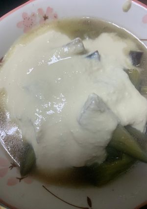 茄子の煮物　豆腐クリーム-レシピのメイン写真