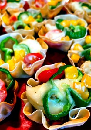 カラフルミート餃子cup-レシピのメイン写真