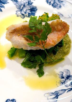 白身魚のグリル✽蕗の薹タプナードソース✽-レシピのメイン写真