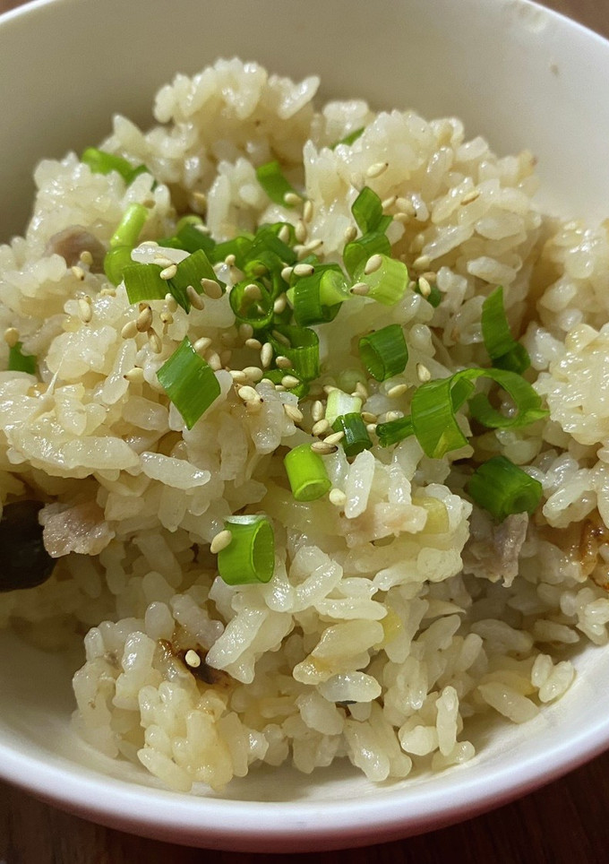 豚肉ときのこの炊き込みご飯-レシピのメイン写真