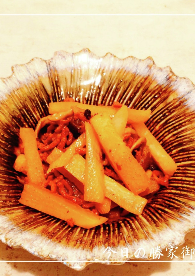 ひと手間がうれしい大根と挽き肉の炒め煮-レシピのメイン写真