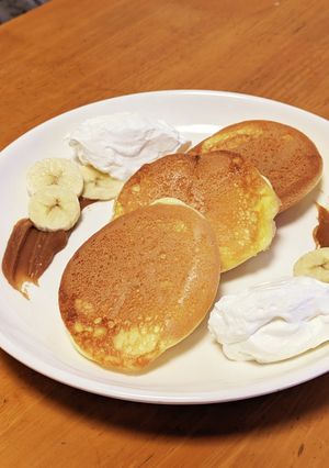ふわふわパンケーキ-レシピのメイン写真