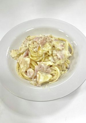 過剰除去対策！りんご風味パスタ-レシピのメイン写真