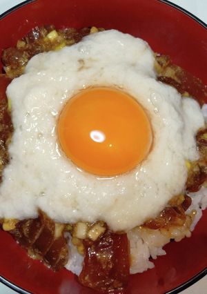 山かけまぐろ漬け丼-レシピのメイン写真